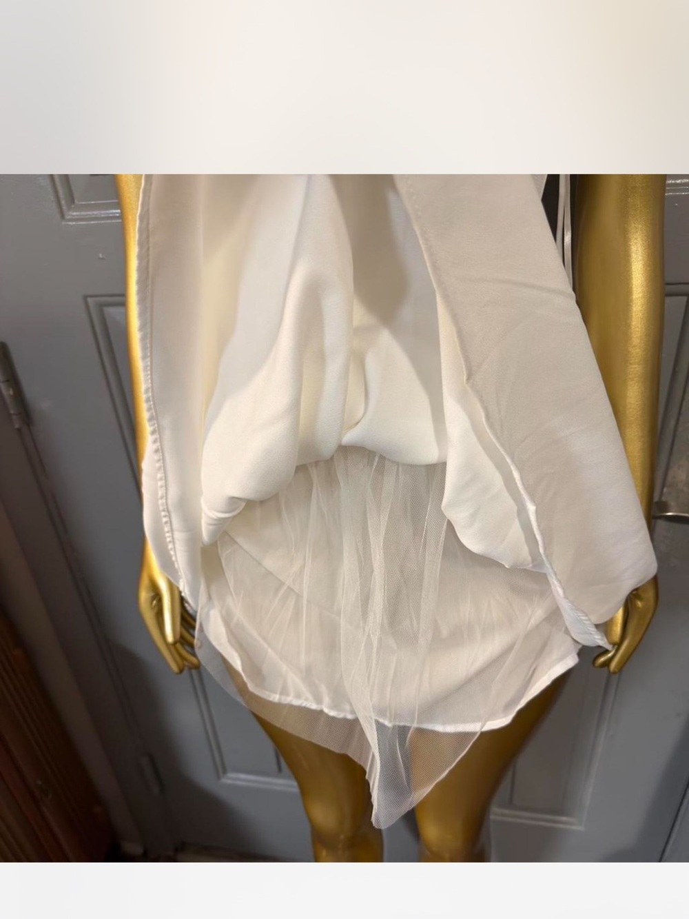 DO+BE Ivory Satin Slip Dress - Picture 6 of 6
